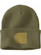 Beanie Unisex Σκούφος με Rib Πλέξη σε Πράσινο χρώμα