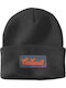 Beanie Beanie with Rib Knit in Black color