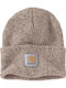 Beanie Beanie with Rib Knit in Brown color