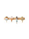 Bloomingville Cuiere pentru Copii Multi Hook Lemn Maro 1buc