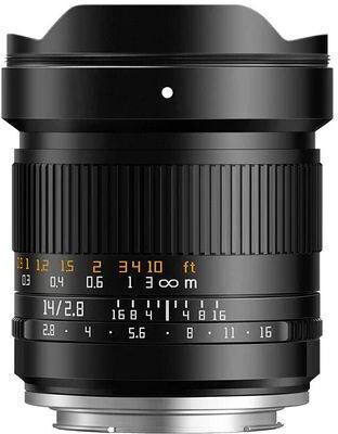 TTArtisan Full Frame Φωτογραφικός Φακός 14mm f/2.8 ASPH Σταθερός για Canon RF Mount Μαύρος