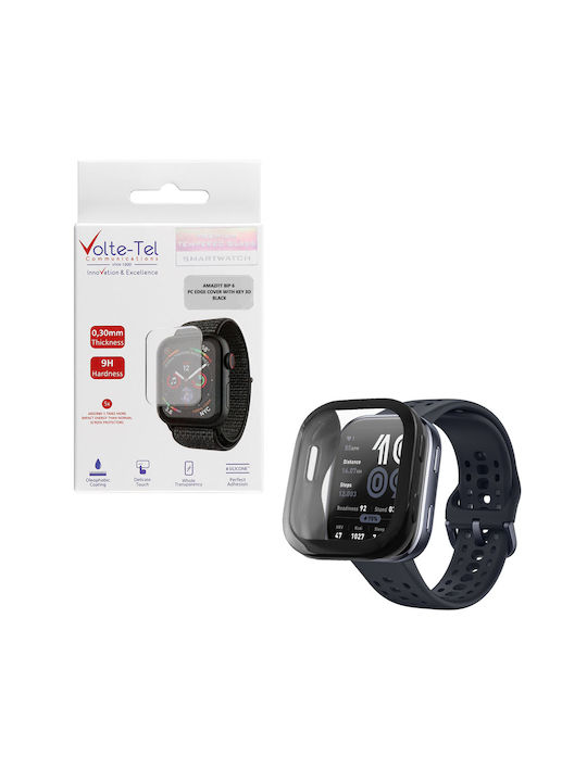 Volte-Tel Edge Cover with Key Πλαστική Θήκη σε Μαύρο χρώμα για Amazfit Bip 6