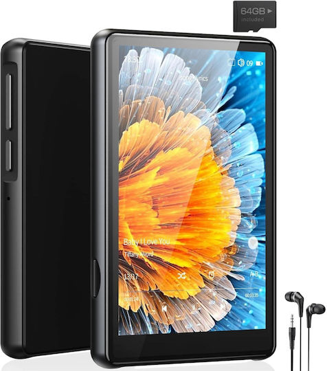 MP3 плейър (80GB) с Сензорен Екран 4" Черен ED465