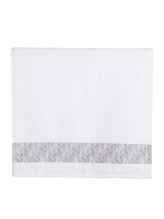 Nef-Nef Homeware Кърпа за ръце Depreo 30x50см. White Тегло 500гр/кв.м