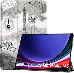 Sonique Flip Cover Paris (Samsung Galaxy Tab S9...