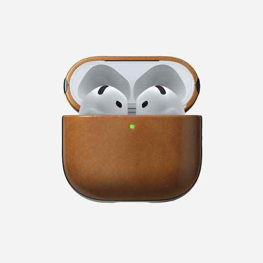 Nomad Husă în culoarea Maro pentru Apple AirPods 4