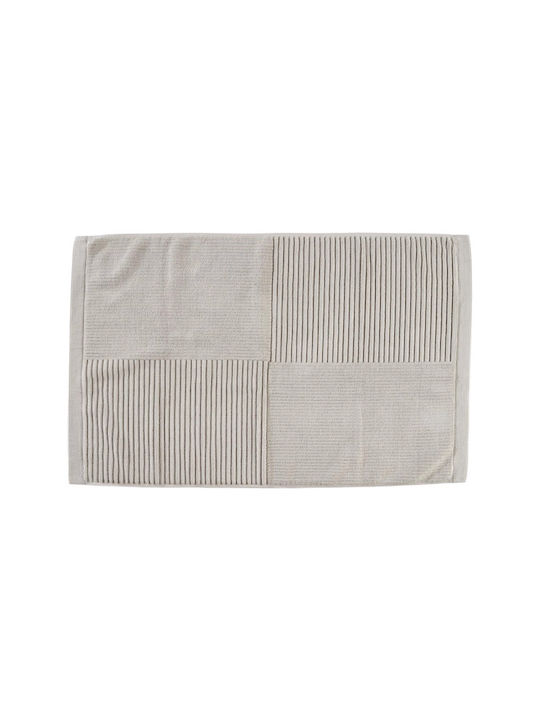 Zone Denmark Badematte Baumwolle Rechteckig 34971 Soft Grey 80x50cm