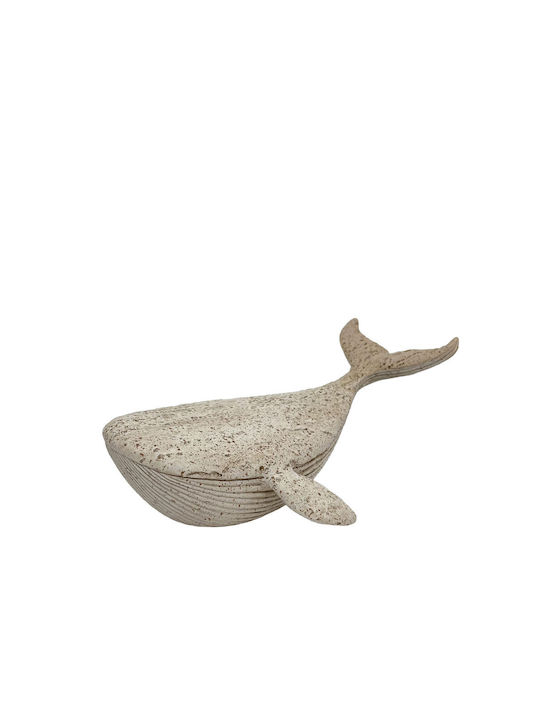 Inthebox Balena Decorative Fish 20x14x8.5 Polyresin Beige Brown 034153