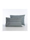 Nef-Nef Homeware Denim Denim Pillowcase with Envelope Cover Denim 52x72cm.