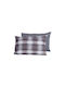 Nef-Nef Homeware Bamb.racket Μαξιλαροθήκη με Φάσα Denim 52x72εκ.