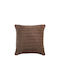 Nef-Nef Homeware Възглавница за диван Home от Кадифе Кафява 45x45см