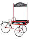 Fylliana Christmas Metal Decorative Tricycle Bike Cart Flowers Fylliana FL308 Red-Green-Black Colour