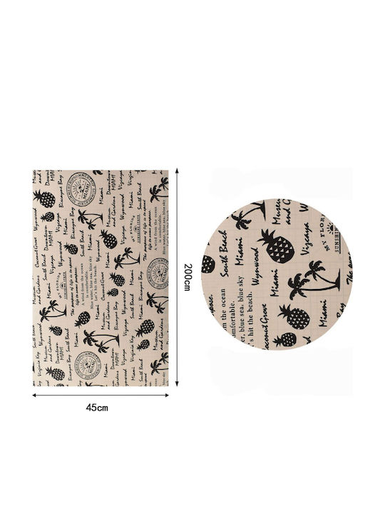 Roll Wallpaper Wall Self-Adhesive Black-Beige 45x200cm Galifas 7758182 Galifas