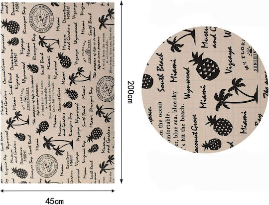 Roll Wallpaper Wall Self-Adhesive Black-Beige 45x200cm Galifas 7758182 Galifas