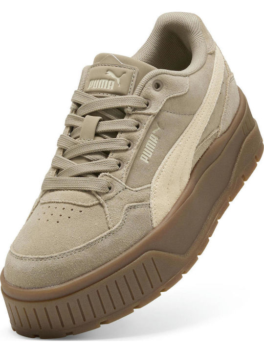 PUMA Karmen Ii Idol Sd Flatforms Sneakers Μπεζ