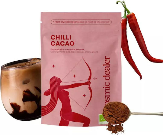 Organic Cacao Adaptogenic Mushrooms Cosmic Dealer Chilli 120 G