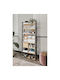 Bibliothek Schwarz 46x18x126cm