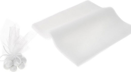 Greek Tulle Square Piece 45x45cm 100 White Wedding Favors Materials