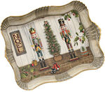 Fylliana Christmas Tray Plastic Redς L43xW30xD3cm.