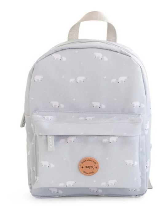 Saro Polar School Bag Backpack Kindergarten Light Blue