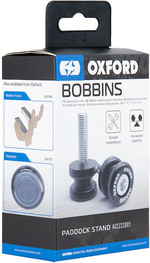 Oxford Swingarm Pins M10 1.5 Gewindeschwarz