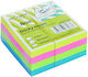 Enlegend Notizblöcke Selbstklebende Notizblöcke 75x75 400 Blatt 4 Farben Neon Smb75-nm Enlsmb75-nm