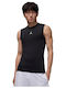 Jordan Herren Thermo ärmelloses Shirt Schwarz