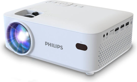 Philips NeoPix 100 NPX100/INT Projector LCD LED Lamp with Built-in Speakers White