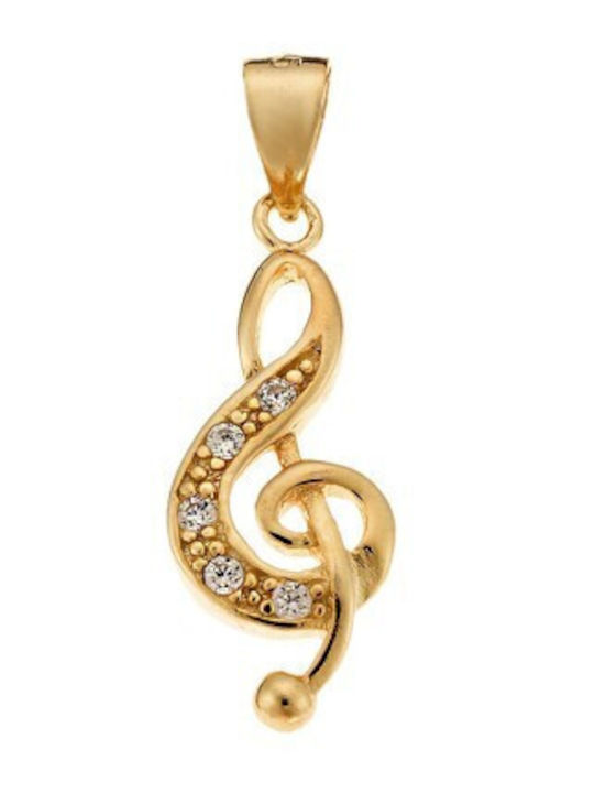 Senza Charm from Gold Plated Silver