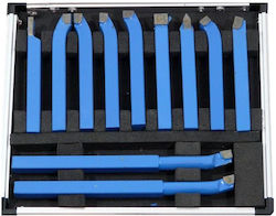 Turning Tools 10x10mm În Cutie 11 Bucăți Argintii
