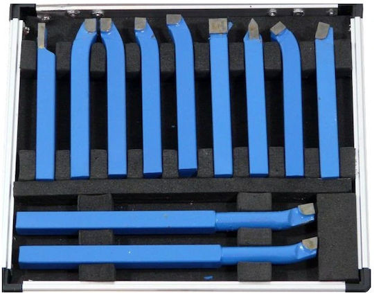 Turning Tools 10x10mm În Cutie 11 Bucăți Argintii