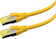 Logon S/FTP Cat.6 (Gigabit) Καλώδιο Δικτύου Ethernet 20m Κίτρινο