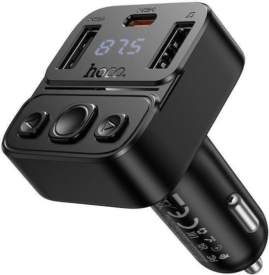Hoco FM Car Transmitter with Bluetooth / USB