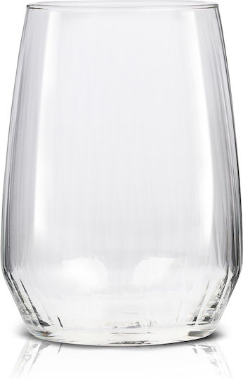Alpina Appliances Σετ Ποτήρια Νερού Γυάλινα 440ml 4τμχ