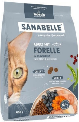Bosch Petfood Concepts Ξηρά Τροφή για Ενήλικες Γάτες με Πέστροφα 0.4kg