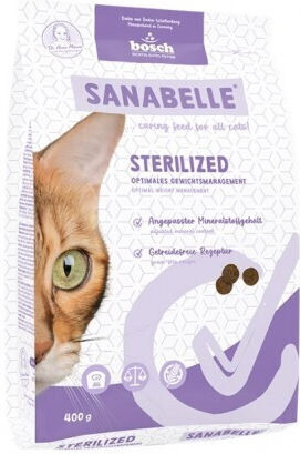 Bosch Petfood Concepts Dry Food for Sterilized Cats with Sensitive Urinary with Poultry / Potatoes 0.4kg