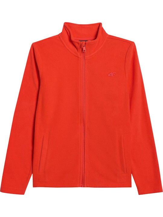 4F Kids Cardigan Fleece Red