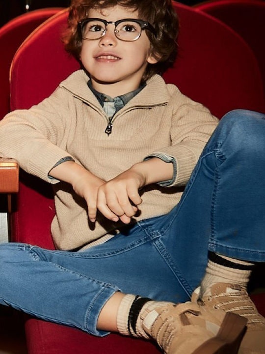 Mayoral Kids' Denim Pants Blue