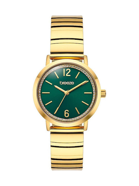 Breeze Women's Watch with Gold Metal Bracelet