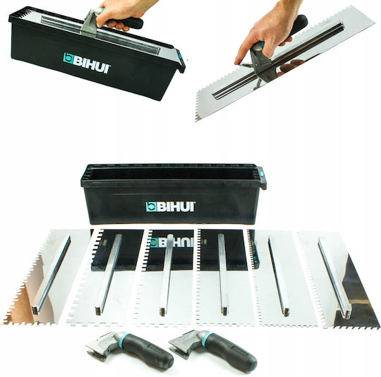 Bihui Tiling Set Long Notched Trowels Adhesive Ptsjk9