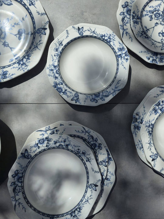 Oriana Ferelli White Porcelain Dinnerware Set 20pcs