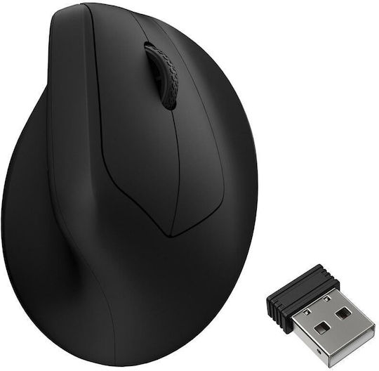Keychron M5 M5-A23 Ασύρματο Εργονομικό Vertical Ποντίκι Μαύρο