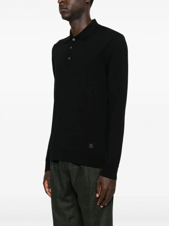 Herrenblusen Polo Schwarz
