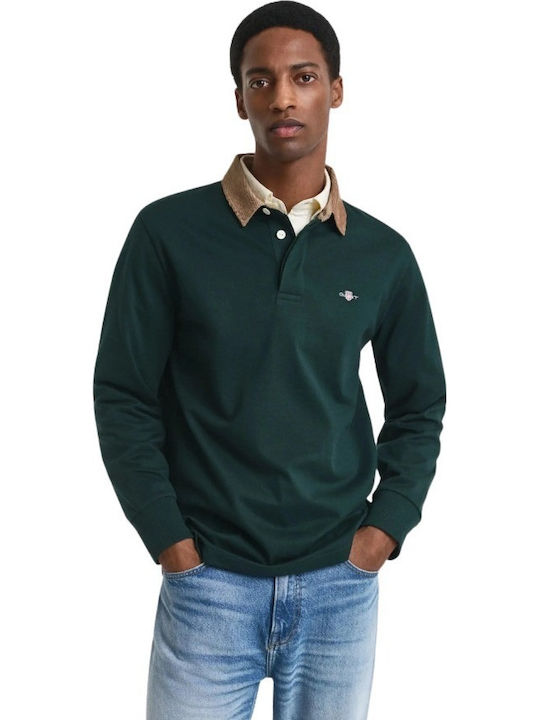 Gant Gant Herrenblusen Kurzarm Polo mit Ausschn...