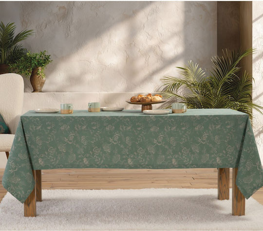 Nef-Nef Homeware Tischtuch Carena Green 140x240cm