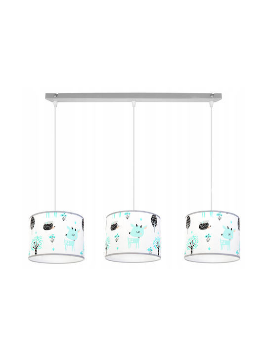 Light Home Kronleuchter Kinderdeckenleuchte Deckenleuchte 60W mit Fassung E27 Weiß