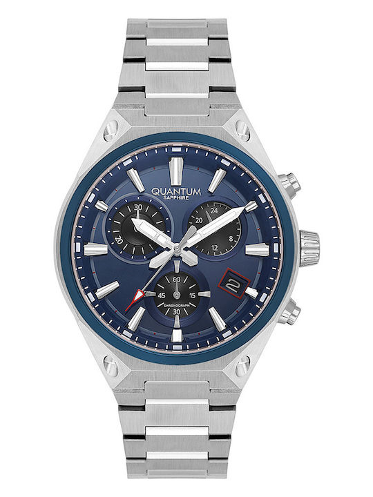 Quantum Hunter Men's Watch 45mm Battery with Si...