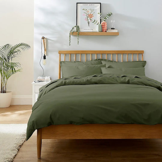 My Home Luxury Bettbezug-Set Baumwolle Übergröße mit 2 Kissenbezügen 220x240 Ladi