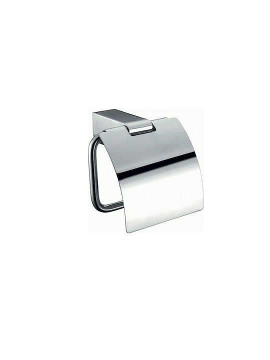 Bathroom Paper Holder with Chrome Lid 24-09002 Beta Novo Viospiral