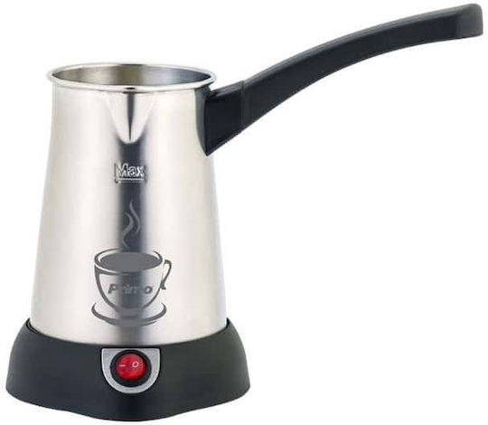 Primo Electric Greek Coffee Pot 1100W with Capacity 400ml Inox